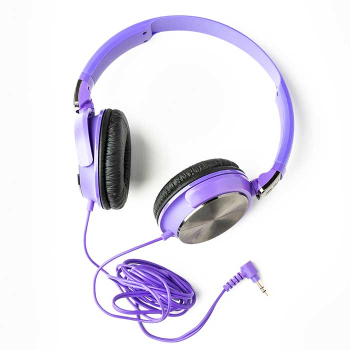 Alien Purple & White Headset